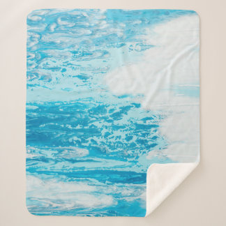 Cobertor Sherpa Mar azul