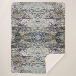 Cobertor Sherpa Marble Castanho e Cinza Sherpa Blanket