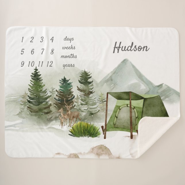 Cobertor Sherpa Marco de Aventura de Campanha Externo (Frente (Horizontal))