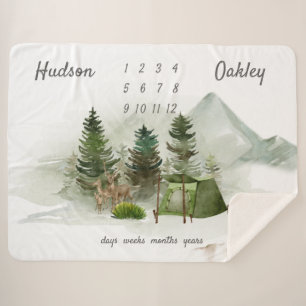 Cobertor Sherpa Marcos de Aventura ao Ar Livre