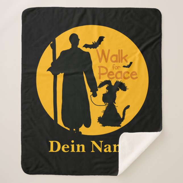 Cobertor Sherpa Marsch für den frieden  (Frente)