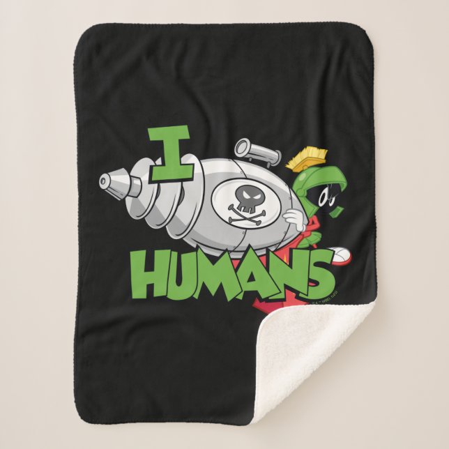 Cobertor Sherpa MARVIN I Laser Humans (Frente)