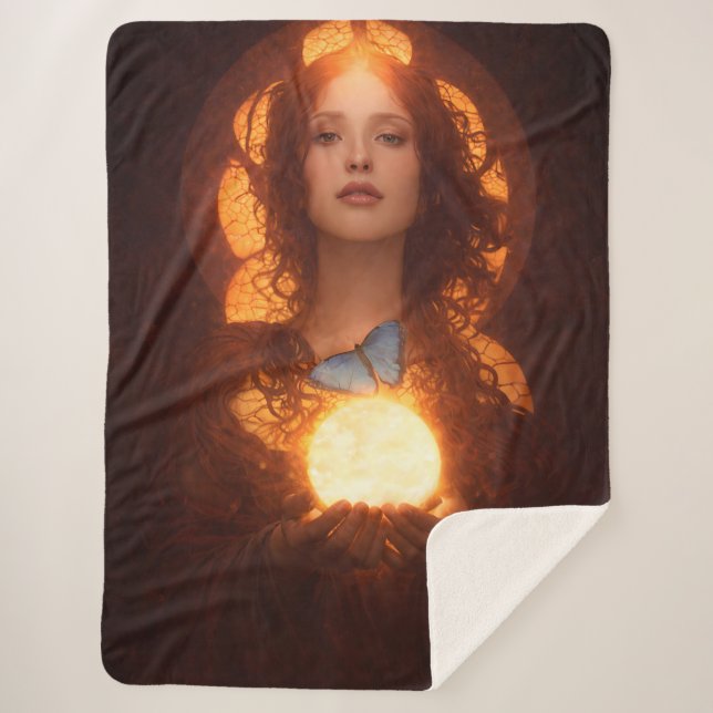 Cobertor Sherpa Mary Magdalene (Frente)