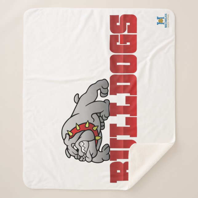 Cobertor Sherpa Mason Bulldog #8 (Frente)