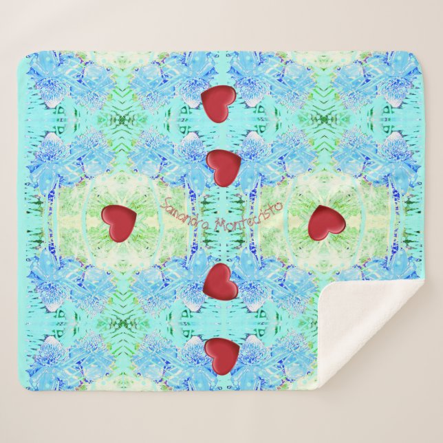 Cobertor Sherpa Massagem do Clube das Mulheres Frescas (Frente (Horizontal))