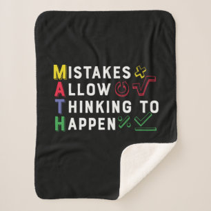 Cobertor Sherpa Matemática do professor de matemática permite qu