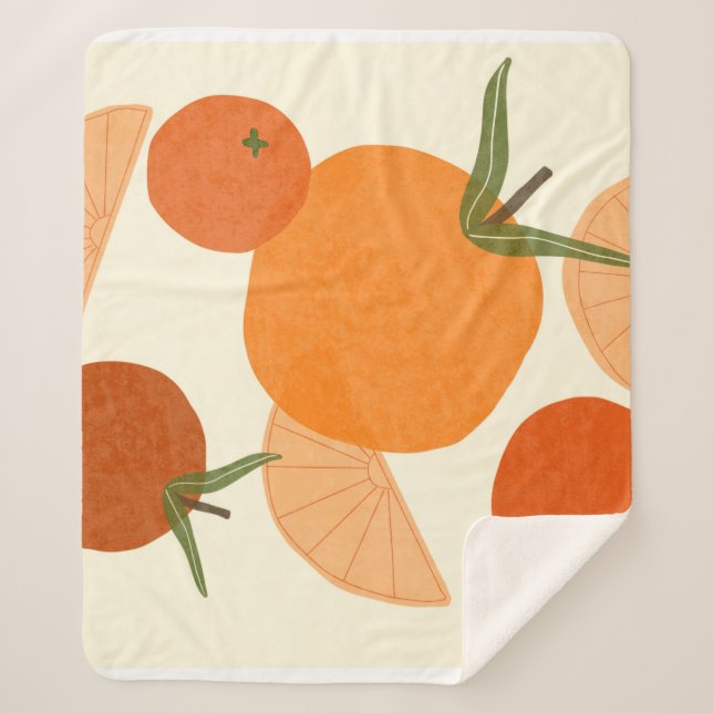 Cobertor Sherpa Matisse inspirado: formas modernas de Abstrato (Frente)