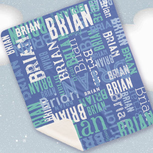 Cobertor Sherpa Matizes azuis Sherpa Blanket