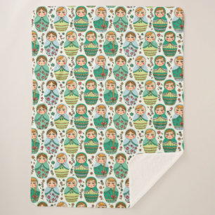 Cobertor Sherpa Matreshka Sherpa Blanket