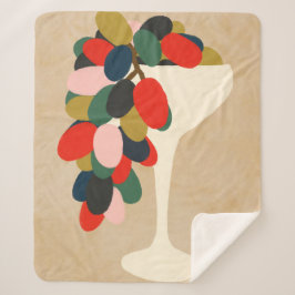 Cobertor Sherpa Matriz de Uvas