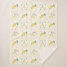 Mediterrenean Citrus Lemon pattern