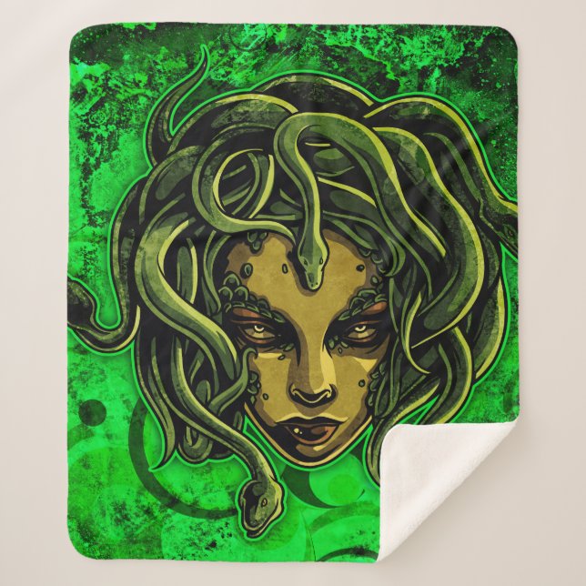 Cobertor Sherpa Medusa (Frente)