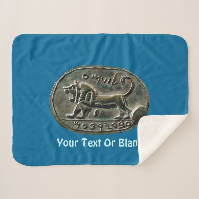 Cobertor Sherpa Megiddo Seal (Frente (Horizontal))