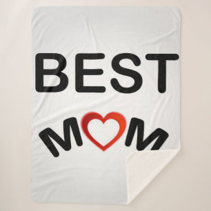 Cobertor Sherpa Melhor mãe  Personalizado Para Minha Mãe