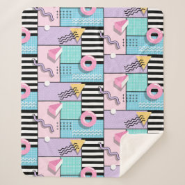 Cobertor Sherpa Memphis Party