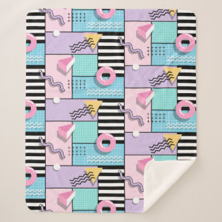 Cobertor Sherpa Memphis Party