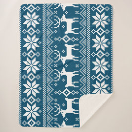 Cobertor Sherpa Merry Christmas pattern 1