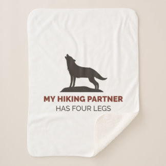 Cobertor Sherpa Meu Parceiro De Caminho Tem Quatro Pernas