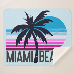 Cobertor Sherpa Miami Beach