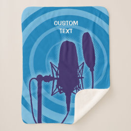 Cobertor Sherpa Microfone Studio