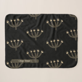 Cobertor Sherpa Mimosa Floral Bonito Personalizado