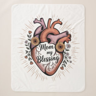 Cobertor Sherpa Minha Mãe É Minha Bênção