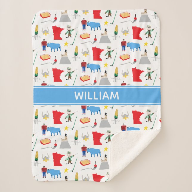 Cobertor Sherpa Minnesota Sherpa Blanket (Frente)