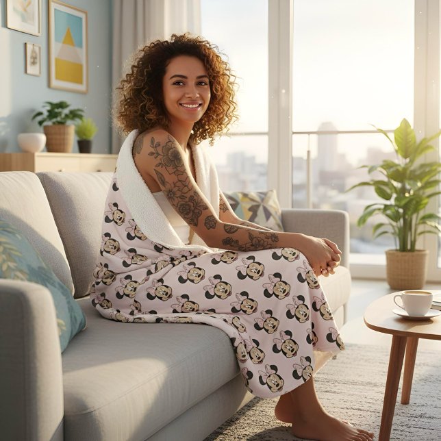 Cobertor Sherpa Minnie Sherpa Blanket (Criador carregado)