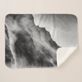 Cobertor Sherpa Mist nas rochas