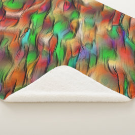 Cobertor Sherpa Mistura de manchas opacas e cromadas