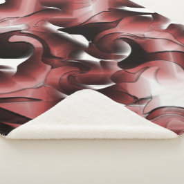 Cobertor Sherpa Mistura de nevoeiro acastanhado e mal esculpida