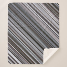 Cobertor Sherpa Misty Feverul e Cinza Stripe