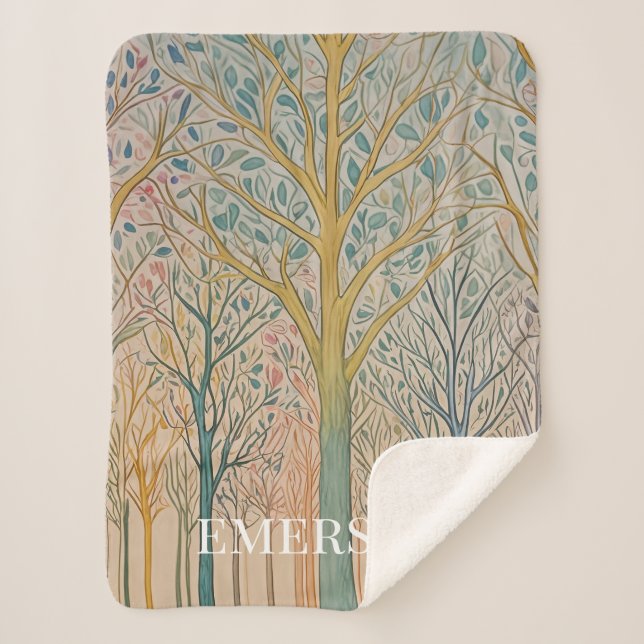 Cobertor Sherpa Misty Reverie (Frente)