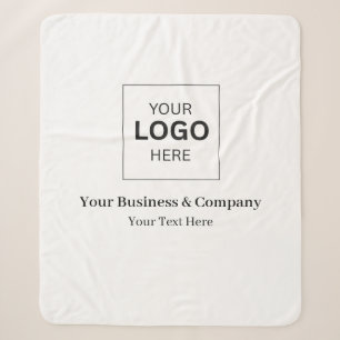 Cobertor Sherpa Modelo de Logotipo de Negócios Personalizado