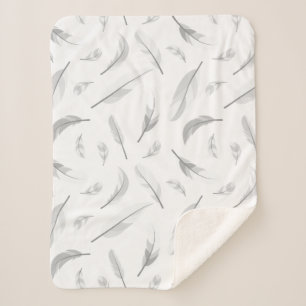 Cobertor Sherpa modelo de pluma