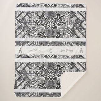 Cobertor Sherpa Modern BATIK Pattern