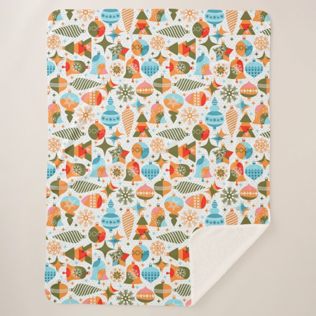 Cobertor Sherpa Modern Chirsmtas (Frente)