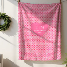 Modern Hearts I Love You Personalized Valentine 
