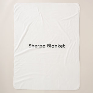 Cobertor Sherpa Moderno Personalizado com Sua Foto ou Texto