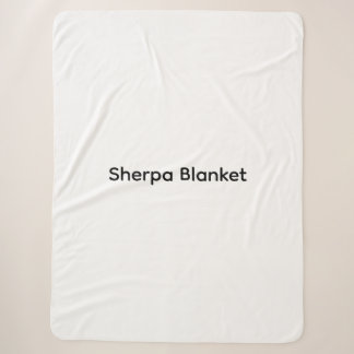 Cobertor Sherpa Moderno Personalizado com Sua Foto ou Texto