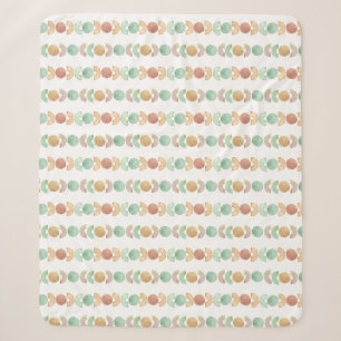 Cobertor Sherpa Moldes geológicos pintados por aquarelas design