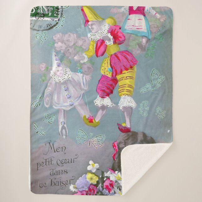 Cobertor Sherpa Mon petite coeur dans ce baiser 2 (Frente)