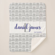 Monograma, cinzas geométricas cardíacas doces/bran