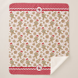 Cobertor Sherpa Monograma Gingerpão - Natal