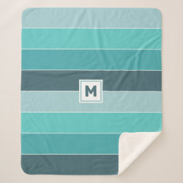 Cobertor Sherpa Monograma personalizado Sherpa Blanket