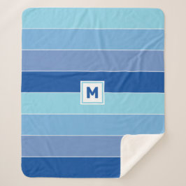Cobertor Sherpa Monograma personalizado Sherpa Blanket