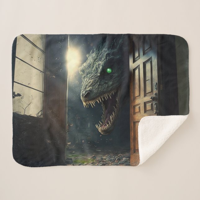 Cobertor Sherpa Monster lurk (Frente (Horizontal))