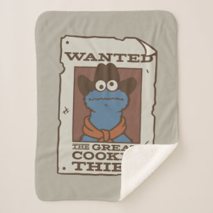 Cobertor Sherpa Monstro de cookies Poster