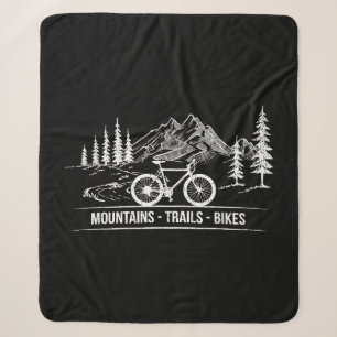 Cobertor Sherpa Montanha - Bicicleta de bicicleta de bicicleta