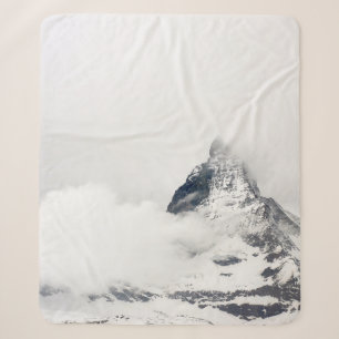 COBERTOR SHERPA MONTANHA COBERTA POR NEVE